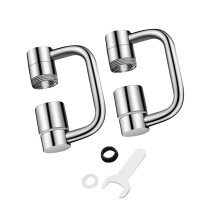 Flexible 360 Rotating Faucet Extenders Arm-2 single gears