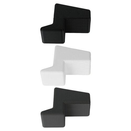 Nonslip Door Wedge Protector With Enhances Grip Scratch-Black 1