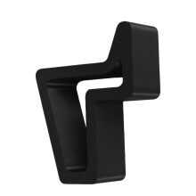 Versatile Door Stop Wedges Slip Proof Base Durability-Black