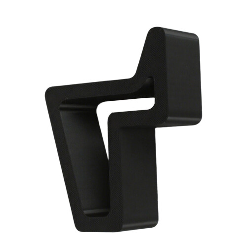 Versatile Door Stop Wedges Slip Proof Base Durability-Black