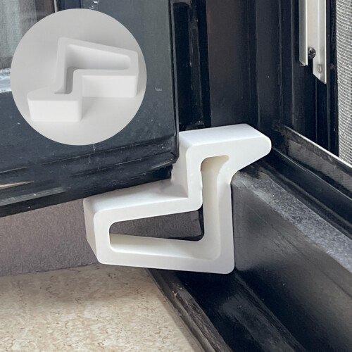 Nonslip Door Wedge Protector With Enhances Grip Scratch-Black 2