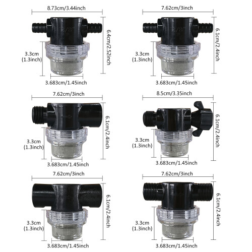 Home Water Filtrations Unit Easy Installation-Double inside 1
