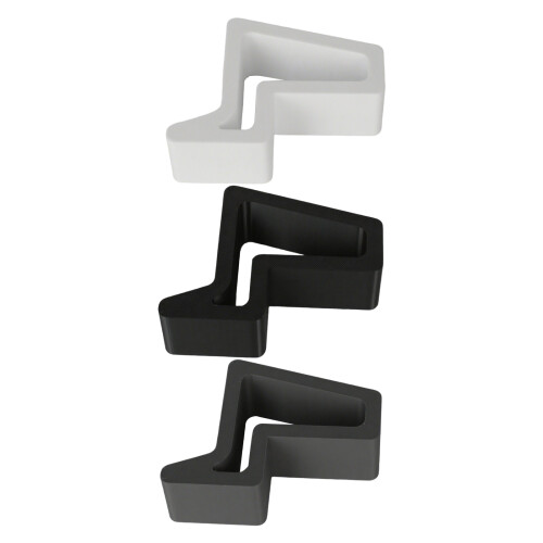 Versatile Door Stop Wedges Slip Proof Base Durability-Black 2