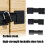 Heavy Type Metal Gate Lock 4 Adjustable Positions Anti-9 inches 7