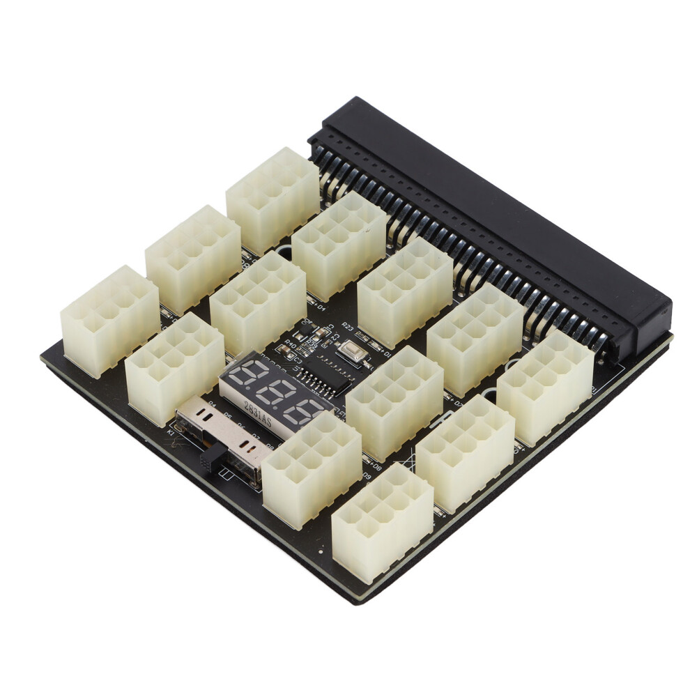 12V Power Supply Board Adapter 6/8Pin For Mining Graphics Card With Temp Display 3251358042427