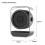 Small Heaters Portable Electric Heaters Offering Quiet-OW 3