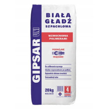 Gipsar sokkeli valkoinen 20 kg