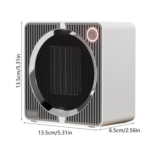 Portable 220V 500W PTC Electric Heater Automatic-White 1