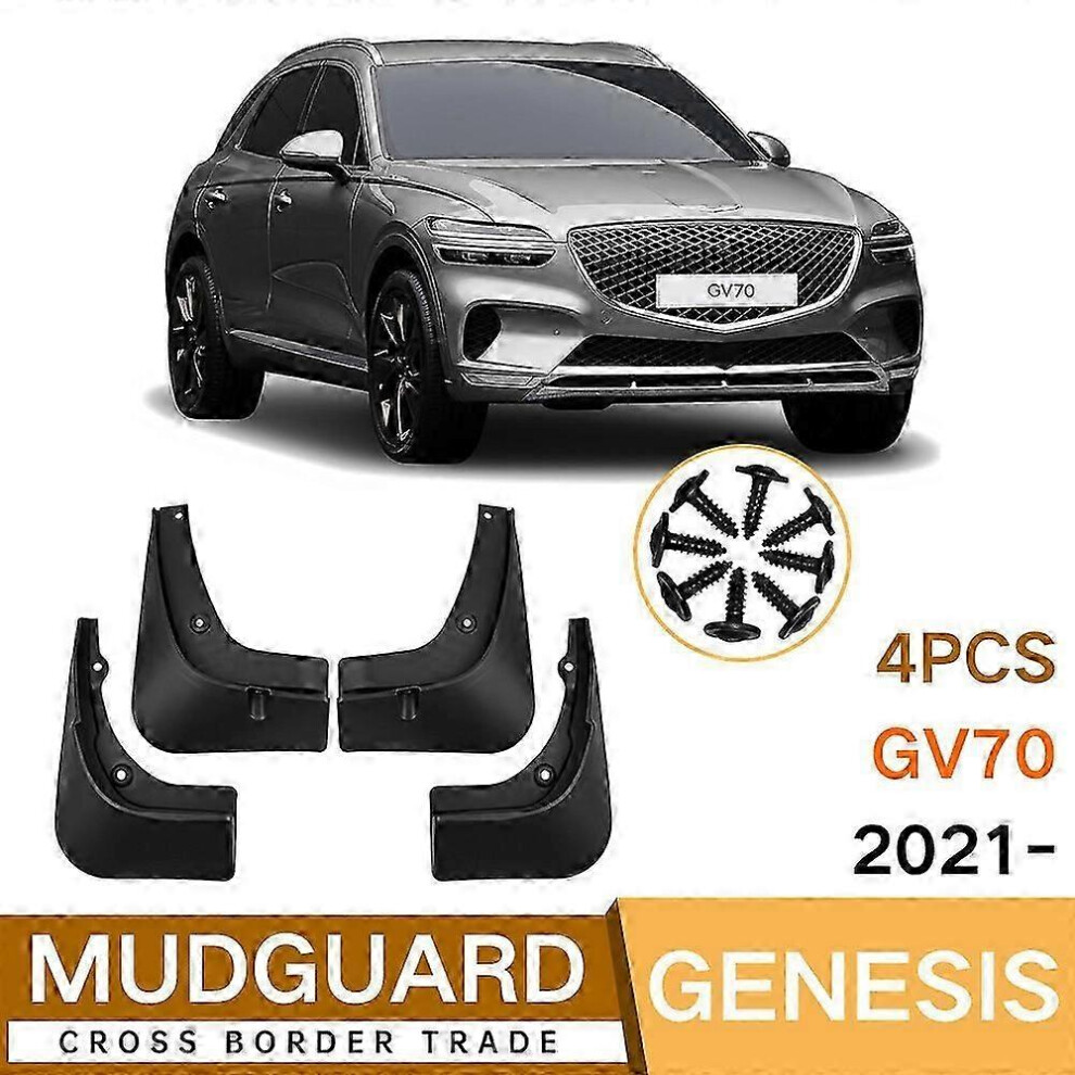 Kikidex (As Show, One Size) Suitable For Genesis Gv70 2021-2024 Car Fender Foreign Trade Mud Guard 21-24 Genesis Gv70 40*14.5*28 Cm