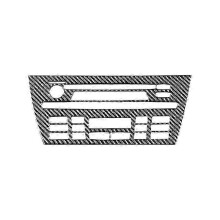 (As show, One size) For - X3 E83 2006-2010 Soft Carbon Fiber Central Control CD Panel Decorative Cover Trim Sticker Acc