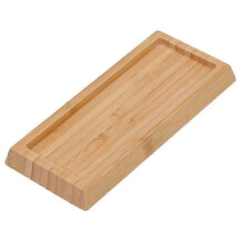 (As show, One size) Bamboo Whetstone Stand Sharpening Stone Holder Kitchen Whetstone Holder