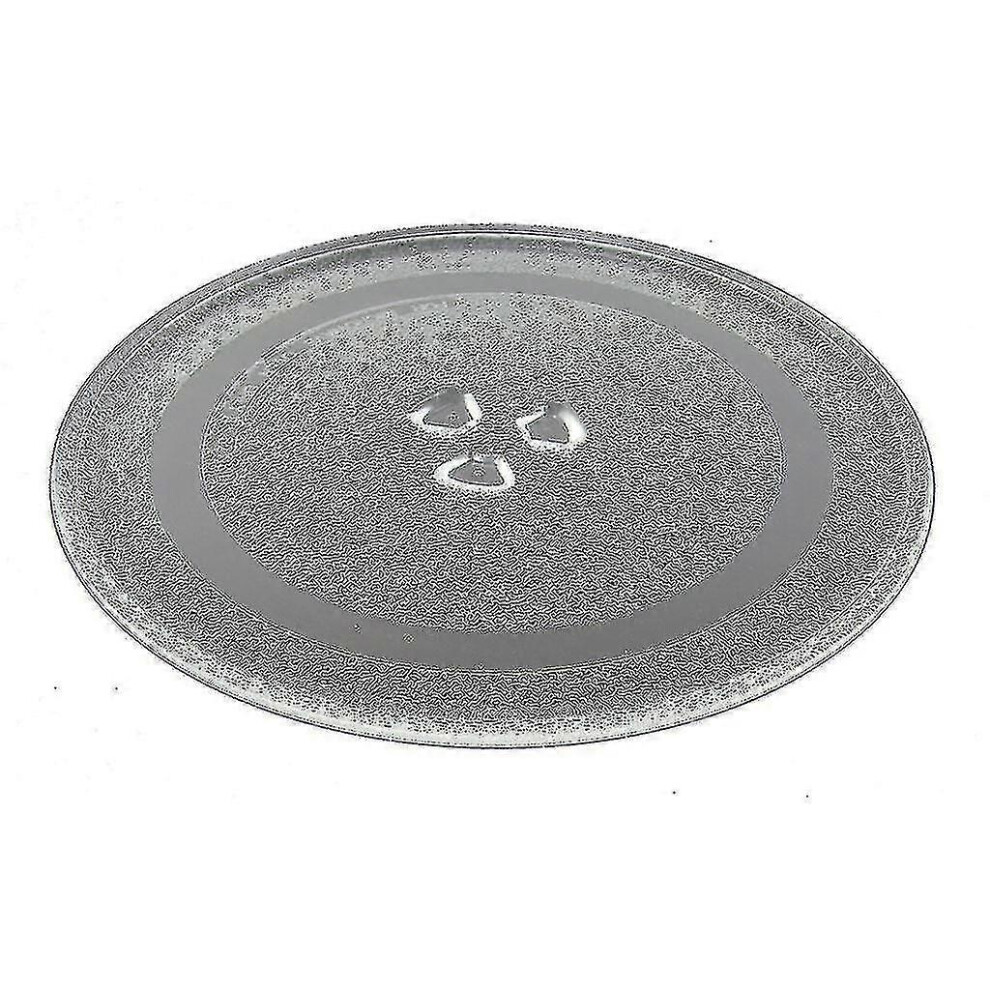 Kikidex (As Show, One Size) Sharp Microwave Turntable 245Mm 9.5 Inches 3 Fixings Dishwasher Safe