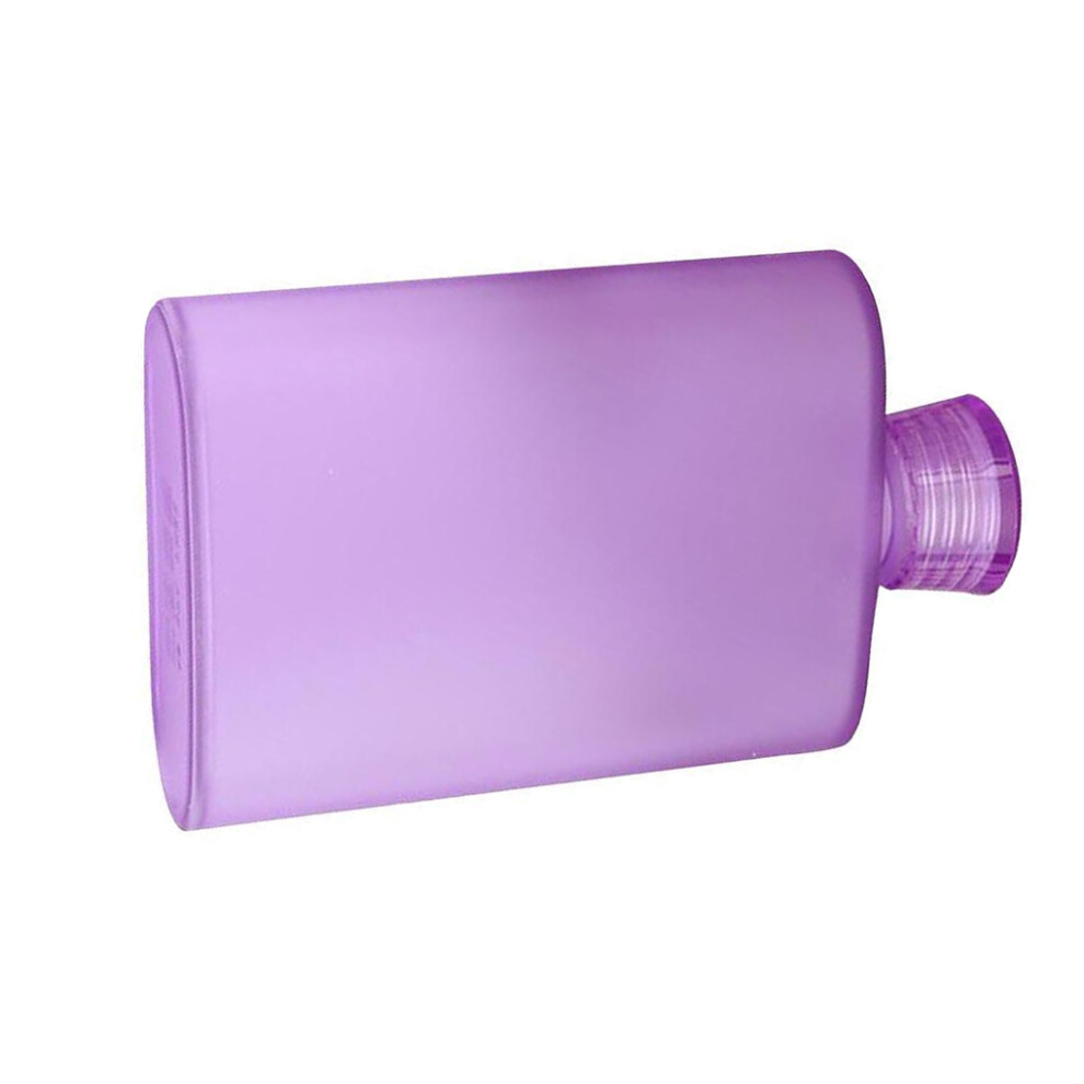 (Purple) Sleek Pocket Water Bottle for Liquor Alcohol with Secure Cap Plastic-image-OPC-PMRDGHP-NEW