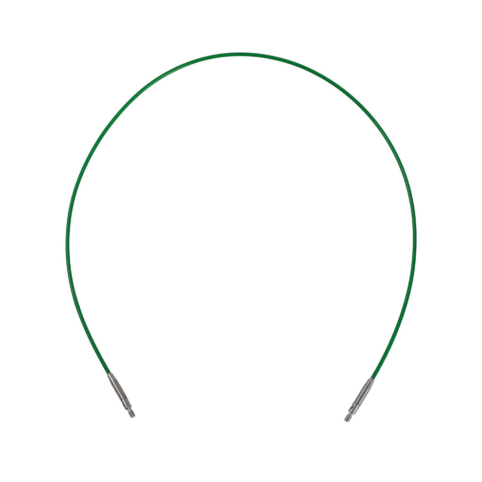 Replaceable Knitting Needle Cable Rustproof-Green 100CM