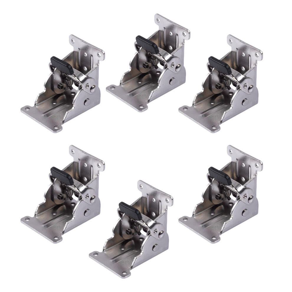 Thickened Furniture Hinge Auto Lock Folding Mechanism-Silver 7754000277773