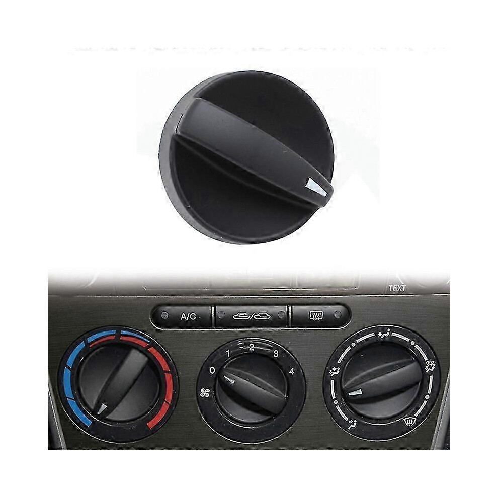 Kikidex (As Show, One Size) 3Pcs Car A/C Heater Climate Control Switch Knobs Dials Cover For 2006-2008 Mazda 6 Gv2w-61-195 Gv3a
