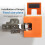 Magnetic Hinge Installation Clip with 2.5mm Space Consistency 2