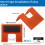 Magnetic Hinge Installation Clip with 2.5mm Space Consistency 3