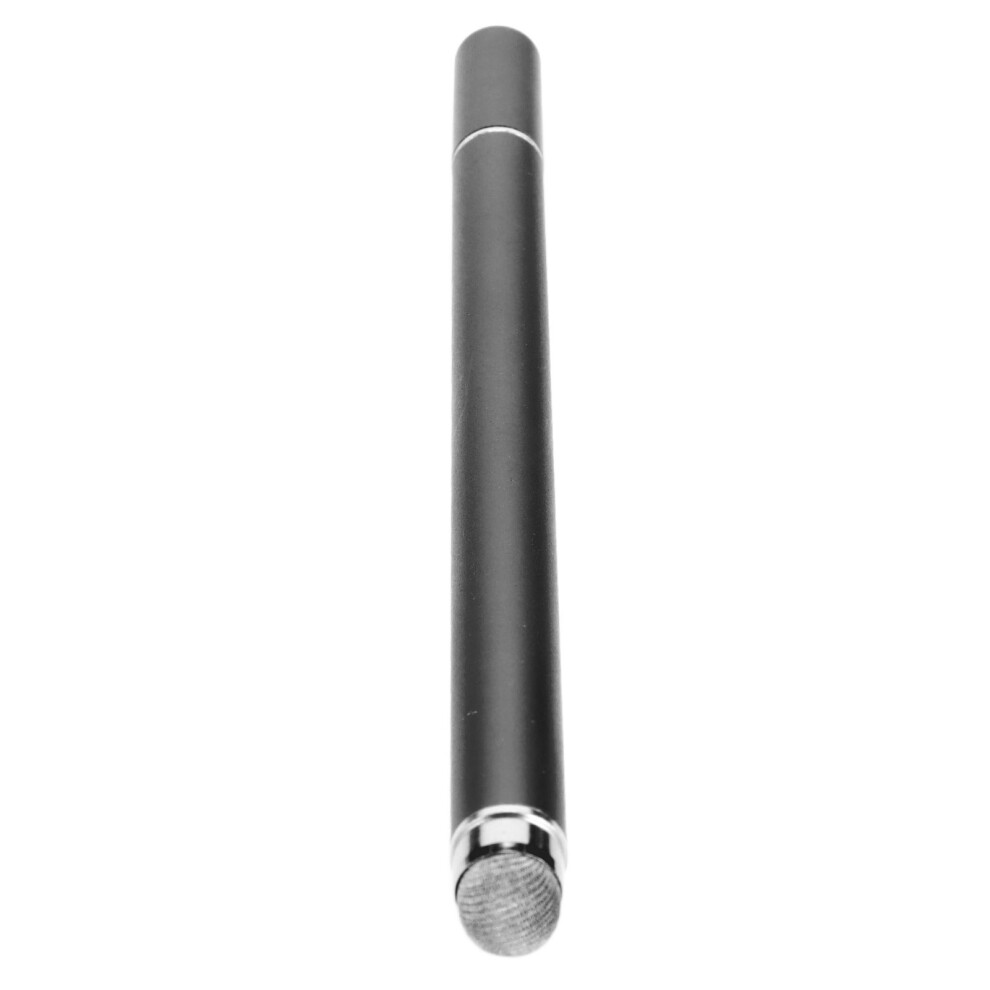 2-in-1 Capacitive Stylus Pen Aluminum Alloy, High Sensitivity, 143mm Black-image-OPC-PMRDHJD-NEW