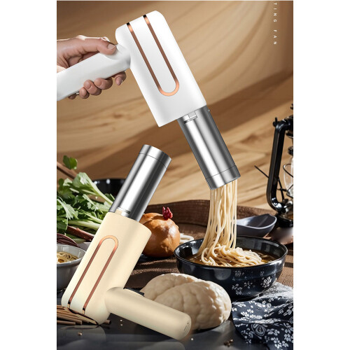 Automatic Cordless Electric Noodles Maker Pastas Machine-White 2