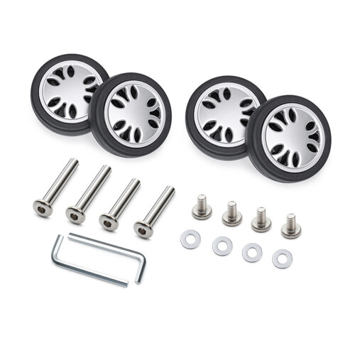 4 Stück Universal-Fit-Gepäckräder Praktische-8Modell