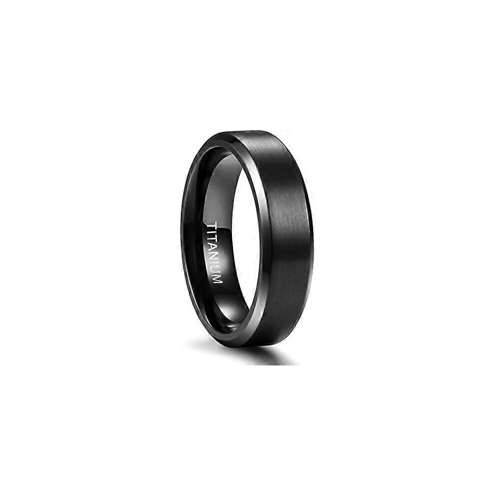 Kikidex (As Show, One Size) Titanium Rings 4Mm 6Mm 8Mm 10Mm Wedding Band In Comfort Fit Matte For Men Women Size 3-15