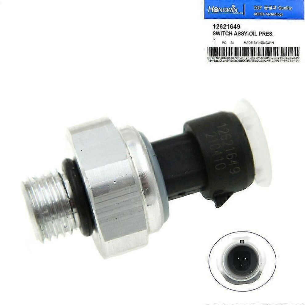 Kikidex (As Show, One Size) Suitable For Cadillac Chevrolet Oil Pressure Sensor Switch 12621649 12674782