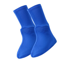 Tragbare Outdoor-Fußschützer aus Milchseide, sanddichte-Blau