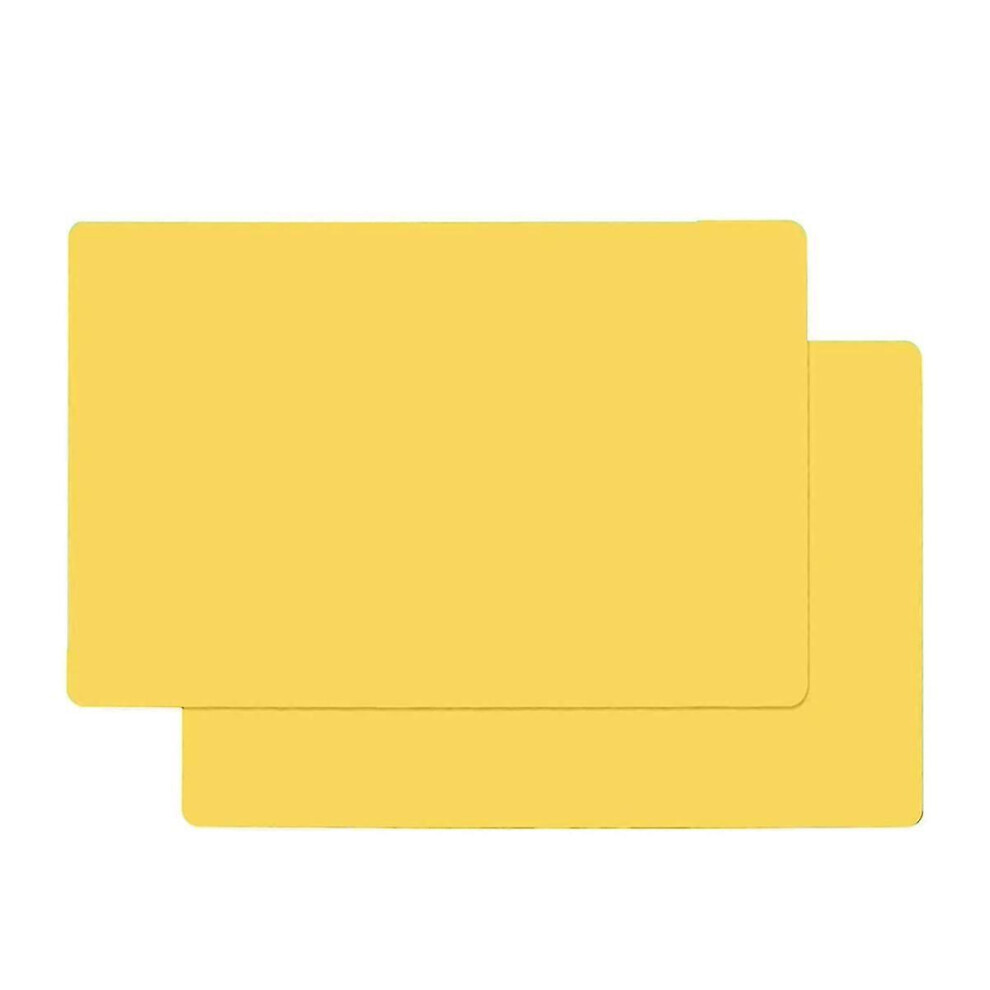 Kikidex (As Show, One Size) Silicone Mats For Kitchen Counter, Large Silicone Countertop Protector Nonskid Heat Resistant Desk Saver Pad - Yellow