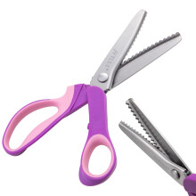 Pinking Shears 9.2-Inch Serrated Stainless Steel Zigzag Scissors For Dressmaking And Sewing