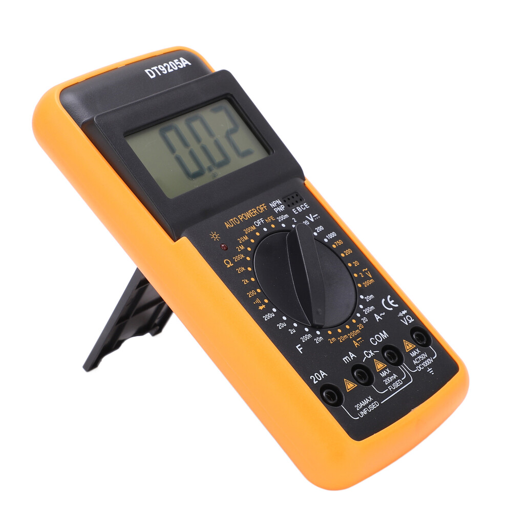 Dt9205a Digital Multimeter, High Accuracy, Durable Electrical Tester 3541358043525