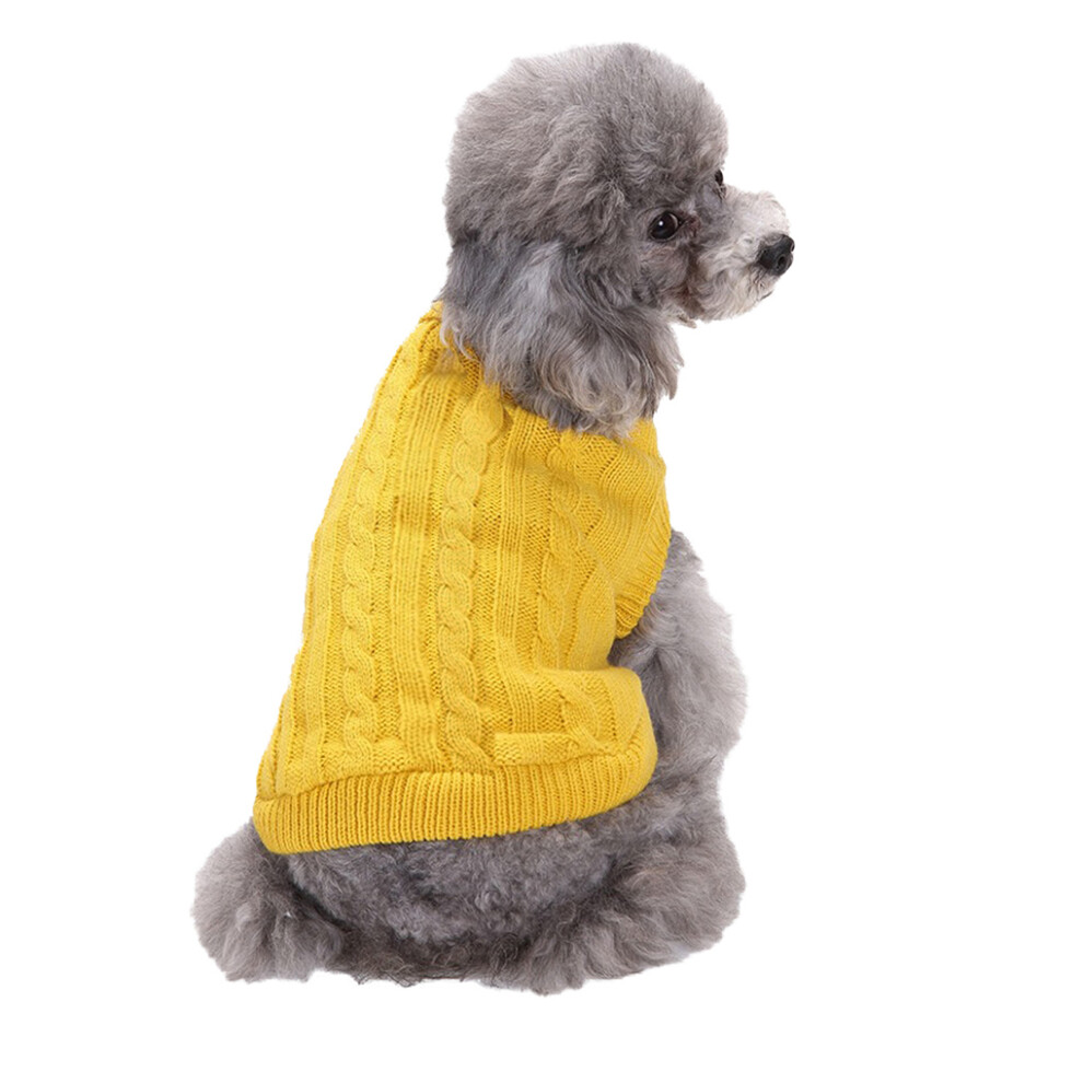 (Yellow, 3XL) Puppies Shirt Pets Supplies Puppies Clothing Puppy Vest Dogs Sweater-image-OPC-PMRDMBC-NEW