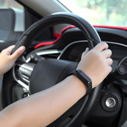 Anti Static Cordless Wrist Strap with Storage Box, Adjustable, Black/Pink 2
