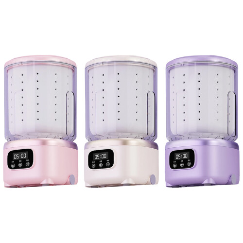 Verplaatsbare 2L-wasmachine met draaidroger en stille-Roze 2