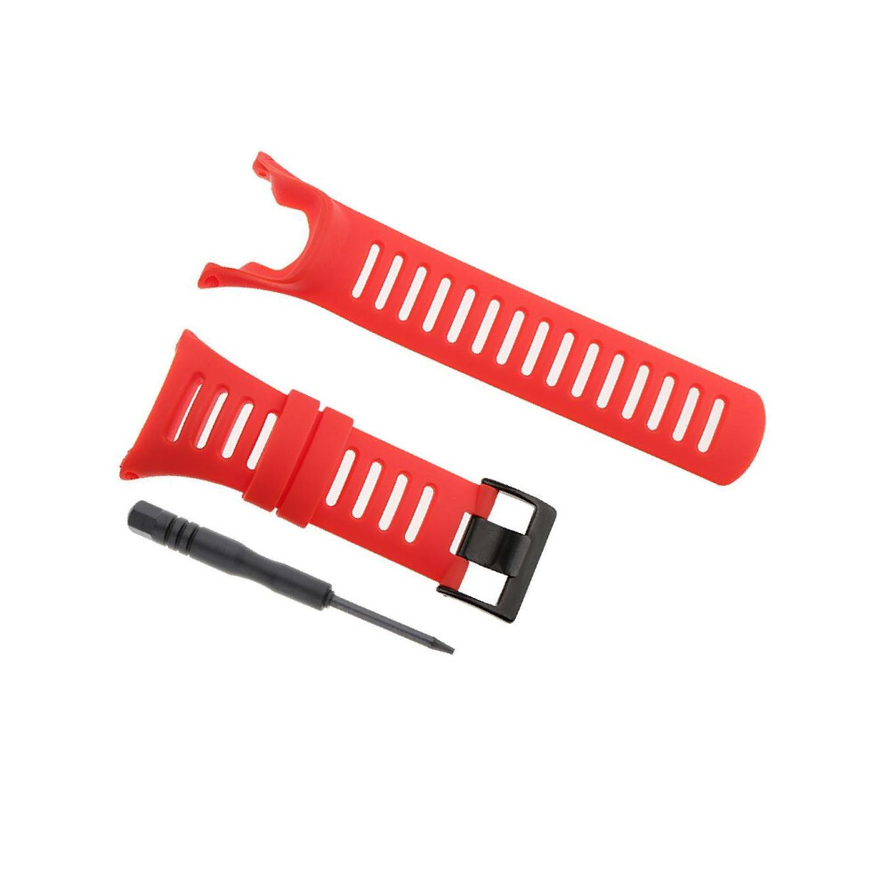 (Black Red, 24mm) Stylish Sport Watch Strap For Trendy And Eye-catching Look Sports-image-OPC-PMRDYTZ-NEW