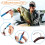 65 Stück Weichwurm-Baitsatz, PVC- und Gummiring, 14 cm Köder 3