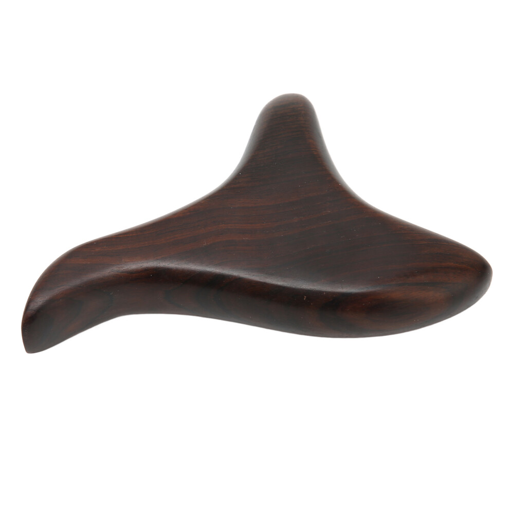 Ebony Wood Wooden Gua Sha Scraping & Massage Board for Pain Relief