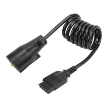 Brass 7 to 5 Way Trailer Connector Adapter Plug for Boat Trailers