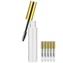 5 Stück 10ml leere Mascara-Tuben mit Wimpernbürste, tragbares DIY-Make-up-Behälter