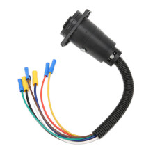 7-Way Blade Trailer Wiring Adapter Plug for RV Camper Utility Vehicle