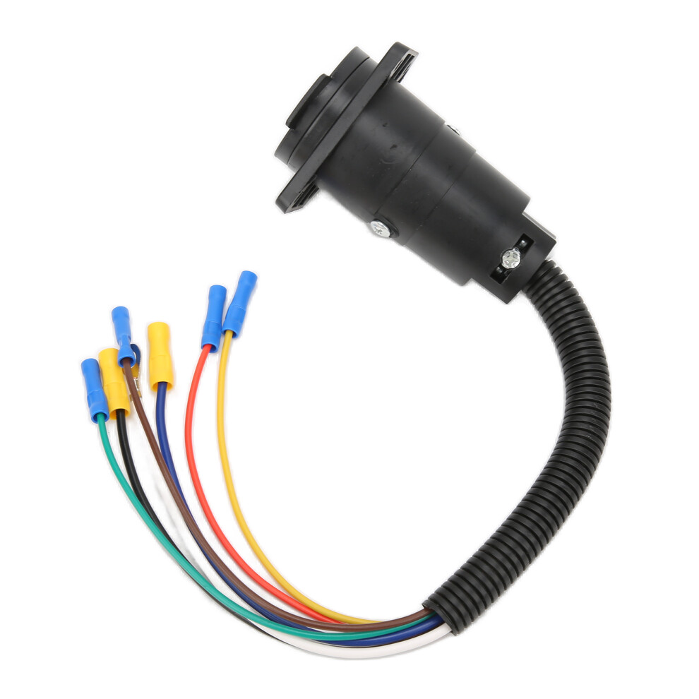 7-Way Blade Trailer Wiring Adapter Plug For Rv Camper Utility Vehicle 6931358048359