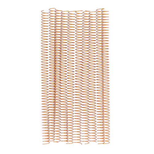 100 PCS Bindespirale 16mm Durchmesser 48 Schleife 2