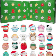 (Green)24 Micromallows Holiday Advent Calendar, 2025 Squishmallows Advent Calendar