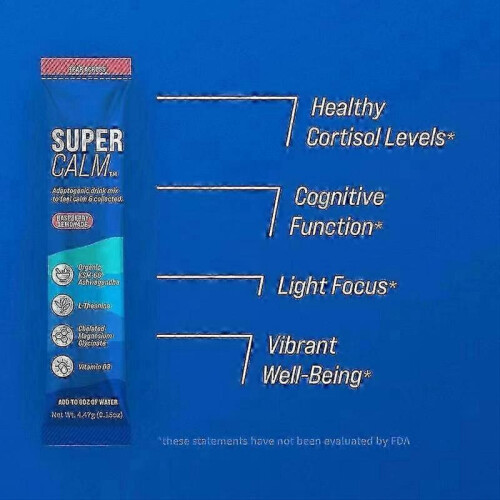 (3pc) Raspberry Supercalm 20-Count Detox Health Tea Bags 1