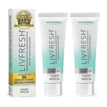 (2pcs)Livfresh Toothpaste Gel, Clinically Proven To Remove Plaque 250% Better