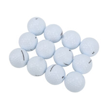 12 Stück Doppel-Schicht-Golf-Übungskugeln, weite Entfernung, synthetischer Gummi