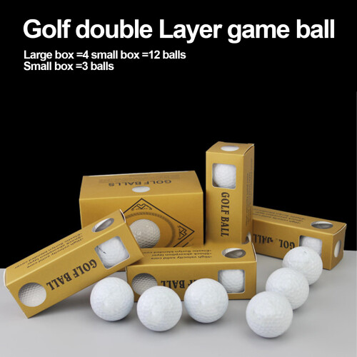 12 Pcs Double Layer Golf Balls, Long Distance Practice Swing 2