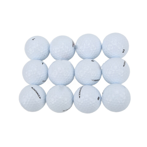 12 Pcs Double Layer Golf Balls, Long Distance Practice Swing 1