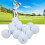 12 Pcs Double Layer Golf Balls, Long Distance Practice Swing 10