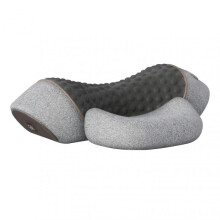 (Single, Space Gray) Neck Support Pillow Vibrating-Shiatsu Masage Pillow for Relax